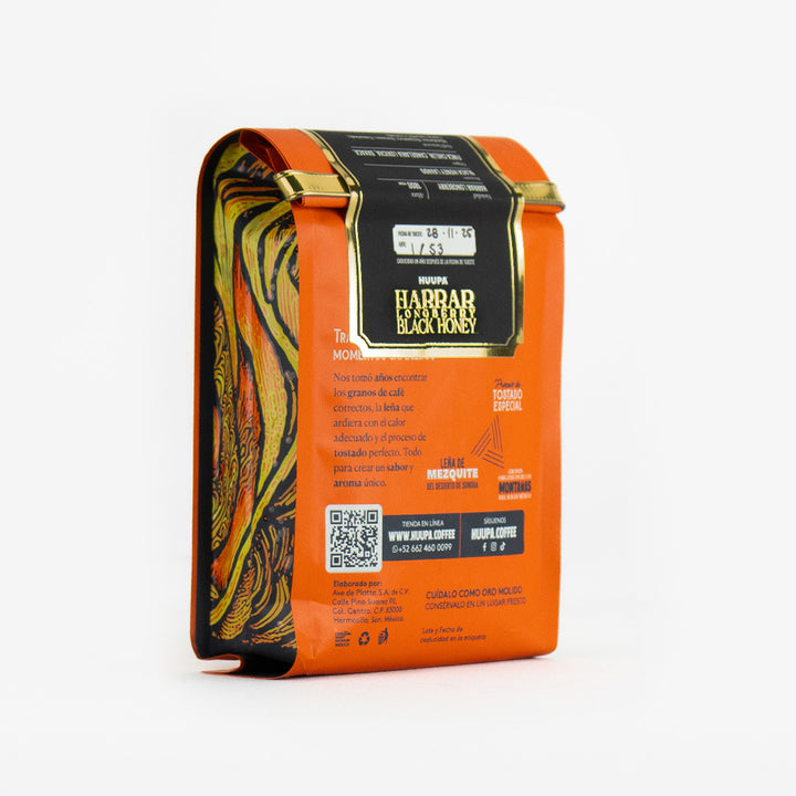 parte trasera empaque harrar