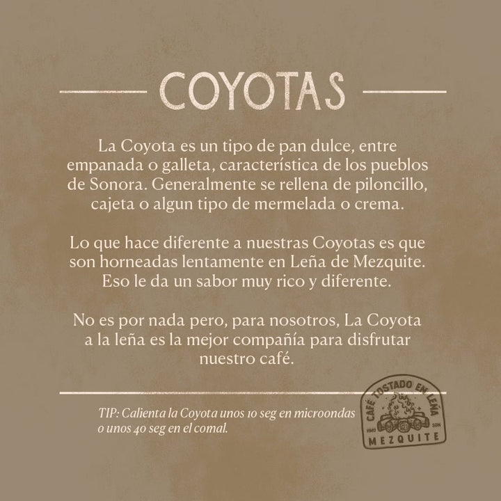 Coyotas a la Leña Huupa®