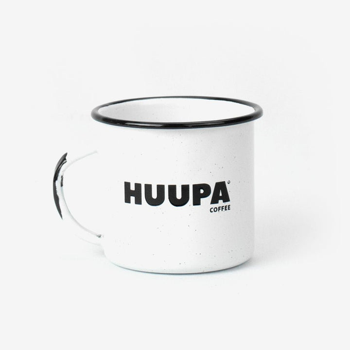 Taza tradicional de peltre Huupa® Blanca