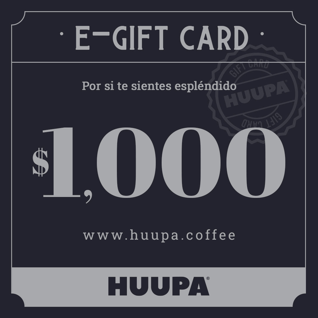 Gift Card Negra Tarjeta de Regalo Huupa® $1000