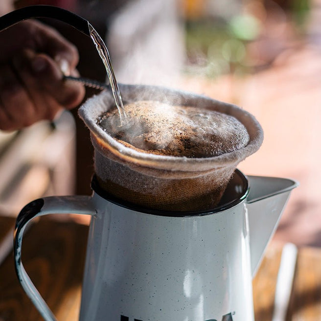 preparación café