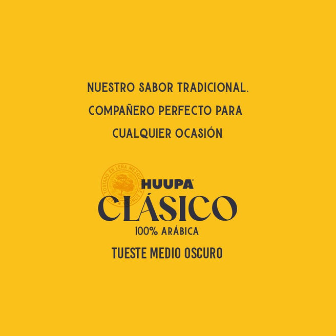 Café Tostado a la Leña Clásico Huupa®