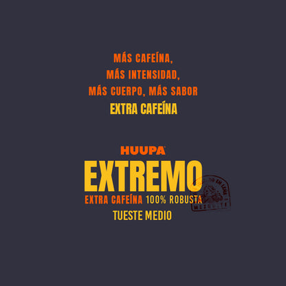 Café Tostado a la Leña Extremo Huupa®, el café más fuerte de México