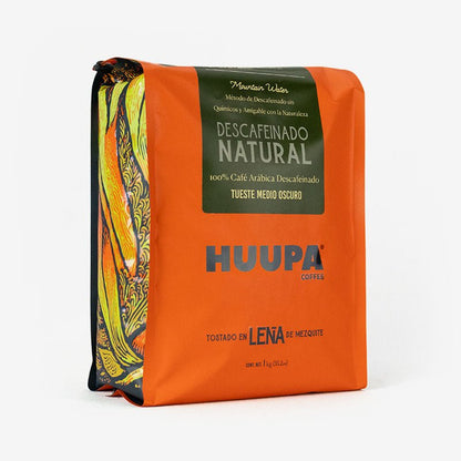 Café Descafeinado Natural Huupa® Tostado en Leña de Mezquite 1K