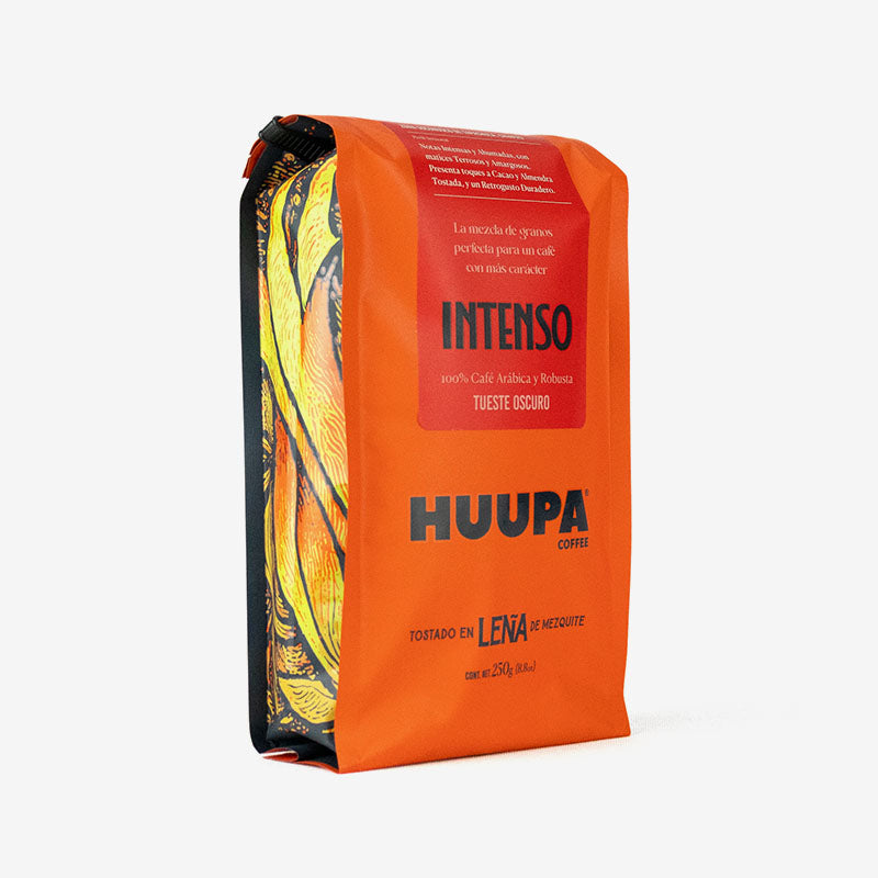 Café Intenso Huupa® Tostado en Leña de Mezquite 250g