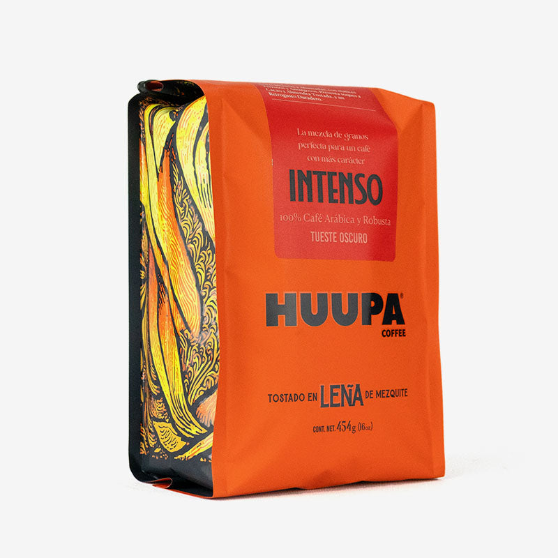 Café Intenso Huupa® Tostado en Leña de Mezquite 454g
