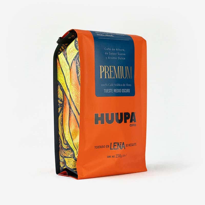Café Premium Huupa® Tostado en Leña de Mezquite 250g