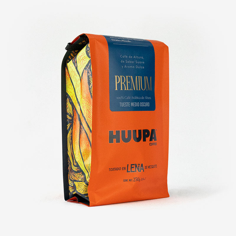 Café Premium Huupa® Tostado en Leña de Mezquite 250g