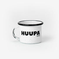 Taza tradicional de peltre para café espresso Huupa® Blanca
